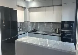 Кухня Кубанит SOFTLUX Sky Grey PREMIER MATT